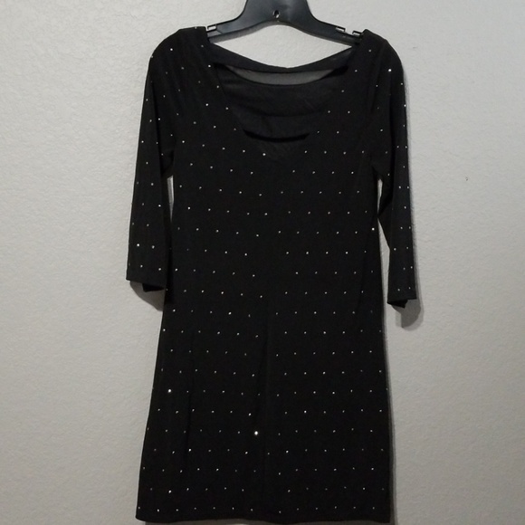 Express Rhinestone Mini Dress - Picture 2 of 4